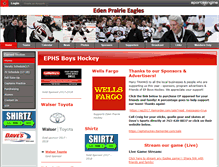 Tablet Screenshot of epboyshockey.com